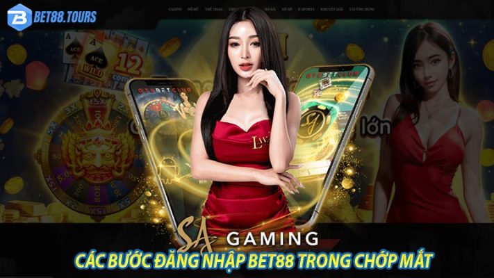 các bước đăng nhập bet88 trong chớp mắt